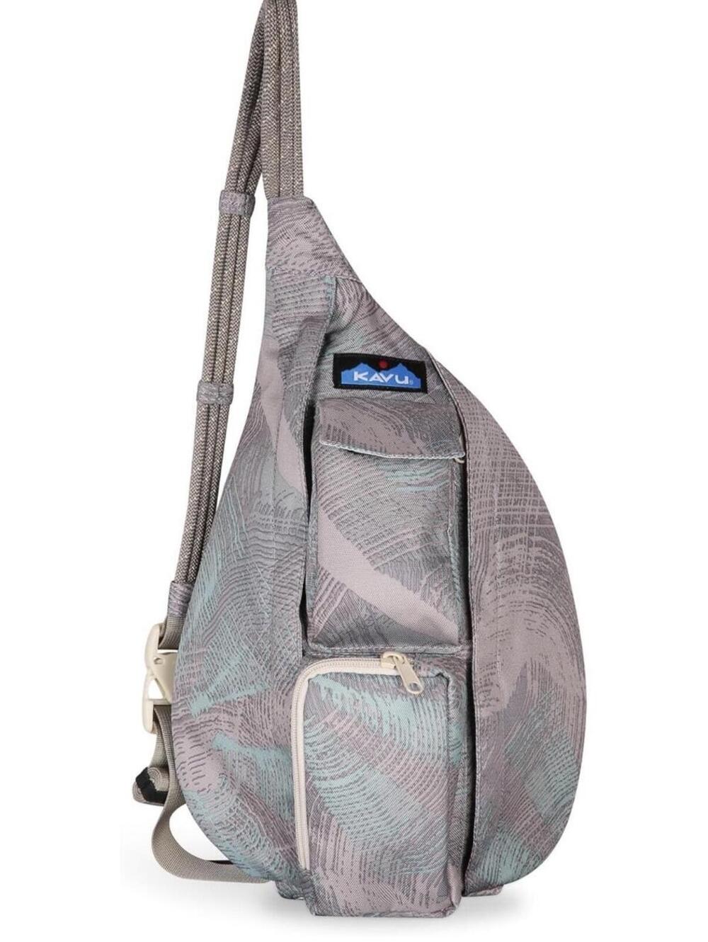 KAVU Mini Rope Sling Bag Pastel Paint Crossbody Backpack NWT